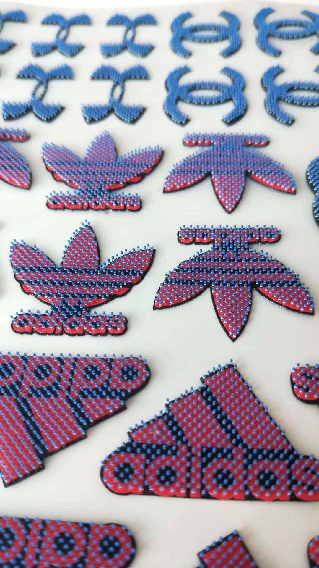 厂家定制厚板立体硅胶热转印 3d热转印标 立体烫标环保耐水洗