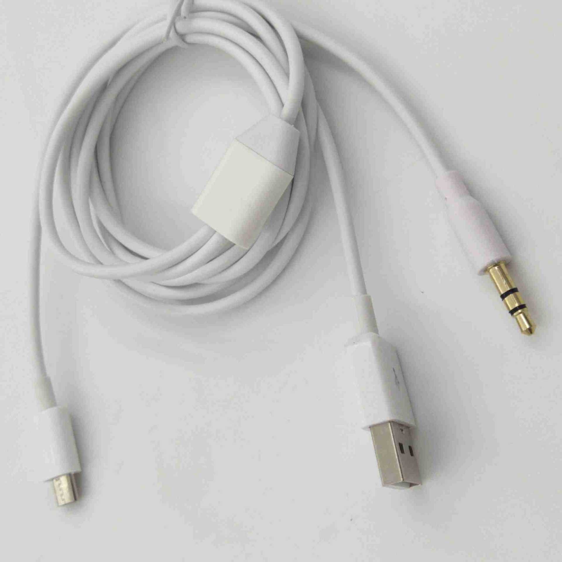 插卡小音响 安卓micro转音频3节蓝牙音响usb口充电音频线一分二