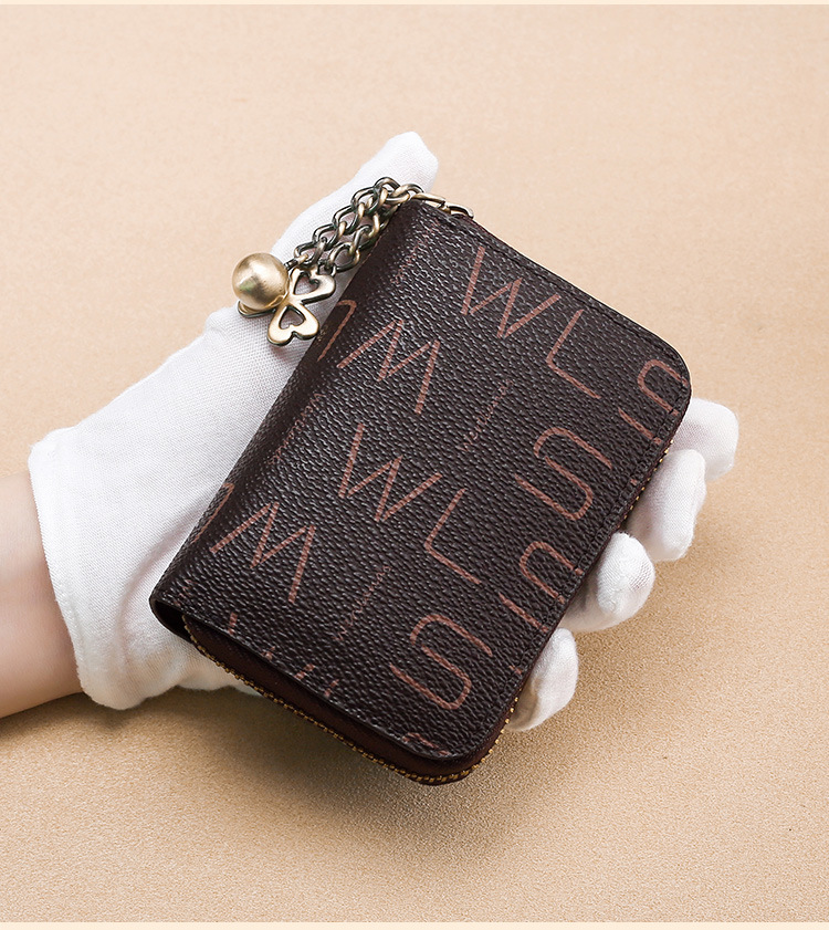 批发卡包女式精致高档证件包银行卡名片包风琴短款拉链简约卡夹包