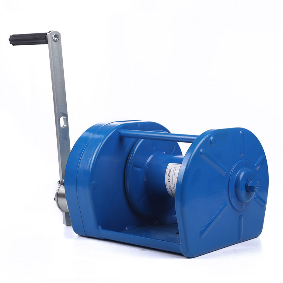 厂家直销肖森牌重型自锁手摇绞盘 2吨手摇卷扬机 3吨重型手摇绞车
