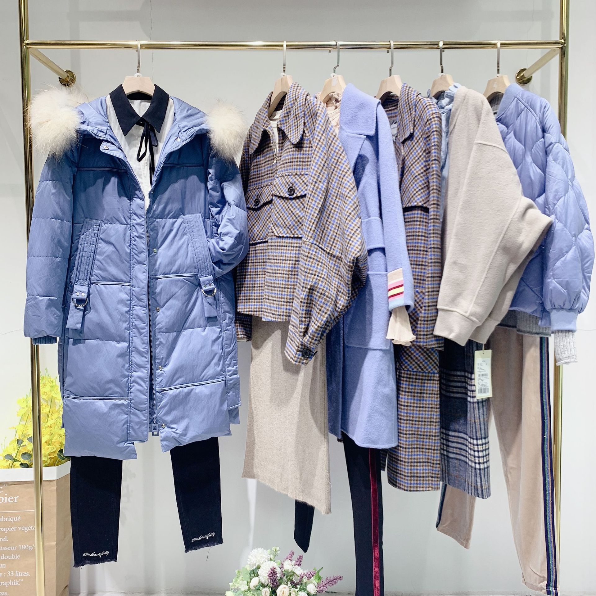 宝贝玛丽野子先生20冬品牌折扣女装专柜撤柜优质货源尾货批发走份