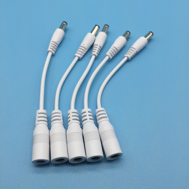 1公对母监控线 led灯监控5521dc公母线