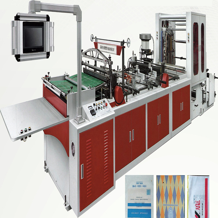 自强推荐新款制袋机 拉链机 pe手提袋制袋机 穿绳袋制袋机