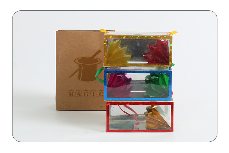 北方魔术纸袋花箱空箱出花儿童才艺表演培训舞台商演批发魔术道具