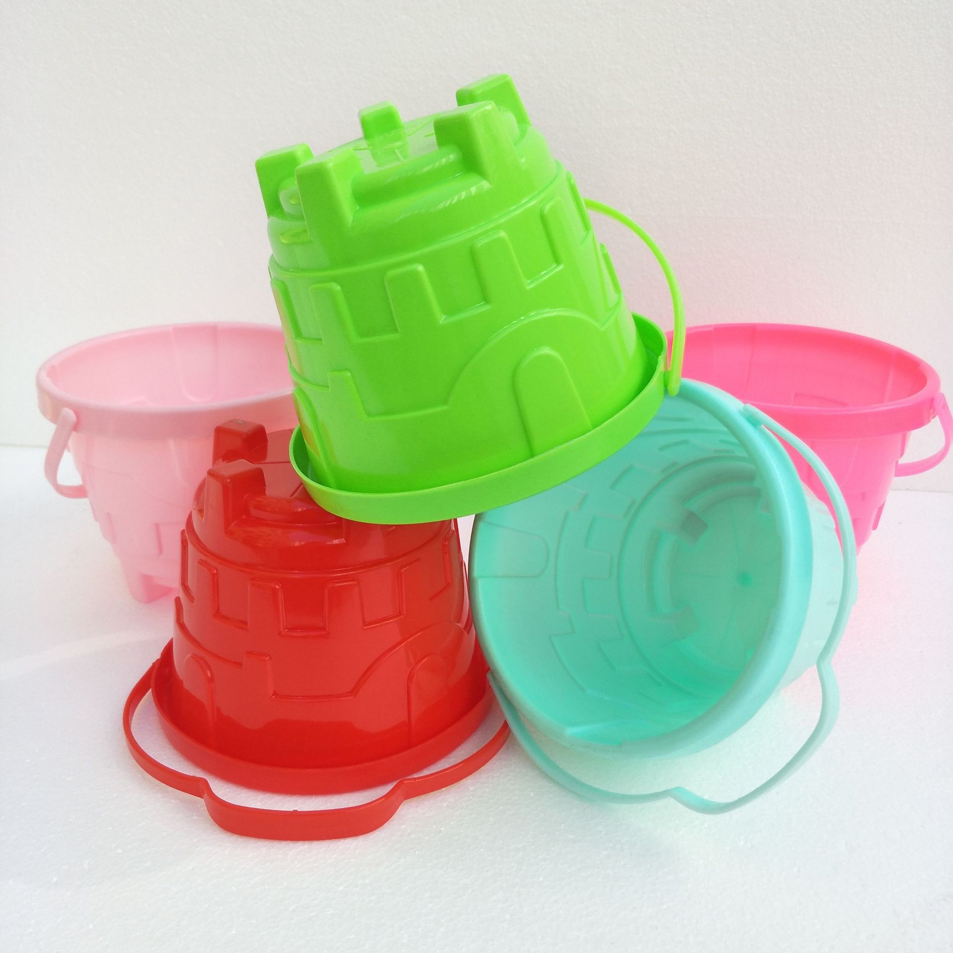 儿童玩具沙滩桶塑料桶城堡桶玩雪戏水玩具桶地摊景区816