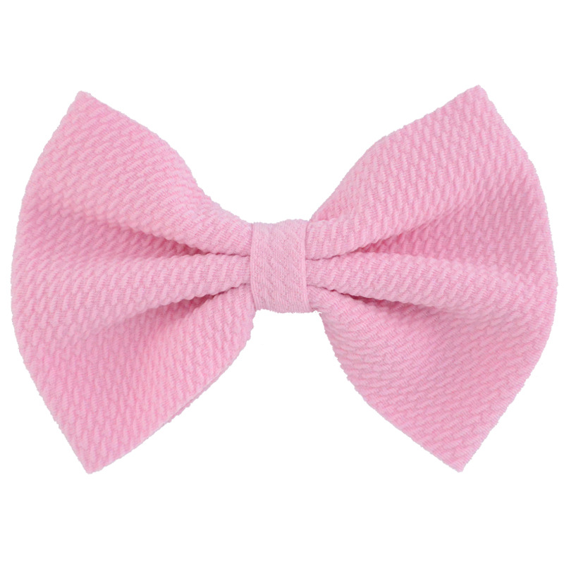 新款手工泡泡条纹布艺蝴蝶结 diy头带饰品服装鞋帽蝴蝶结配饰辅料