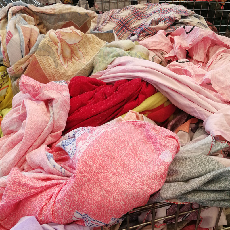 二手床上用品外贸出口旧床单被套毛毯窗帘布娃娃厂家库存跨境批发