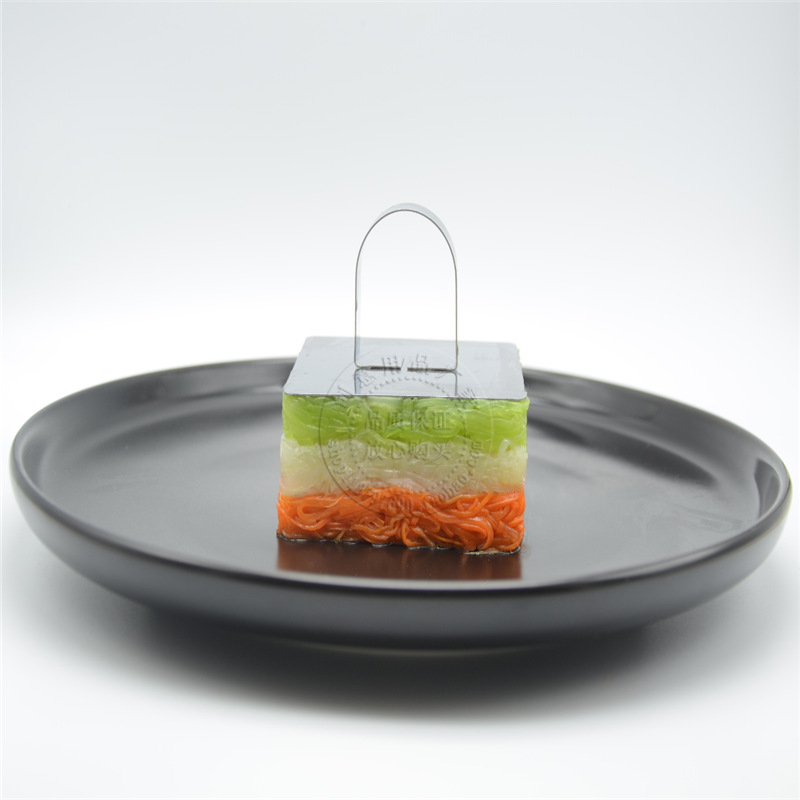 冷菜不锈钢造型菜模具摆盘造型模具凉菜模具慕斯圈模盘饰创意菜模