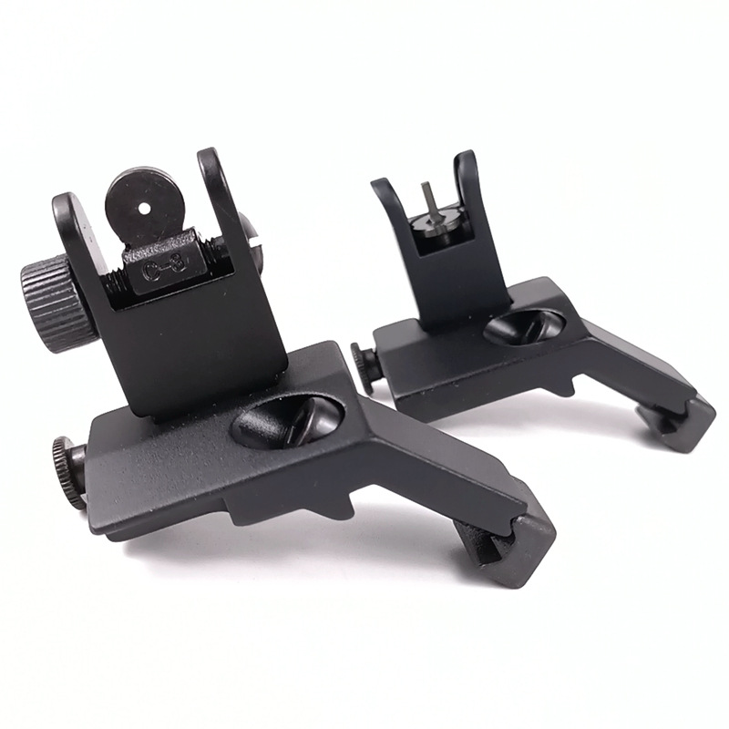 45度斜角瞄金属侧瞄slr416特洛伊折叠准星