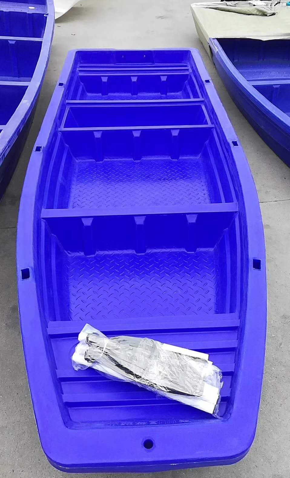 厂家直销 pe双层牛筋料塑料船 河道清理加厚塑料渔船 公园观光船