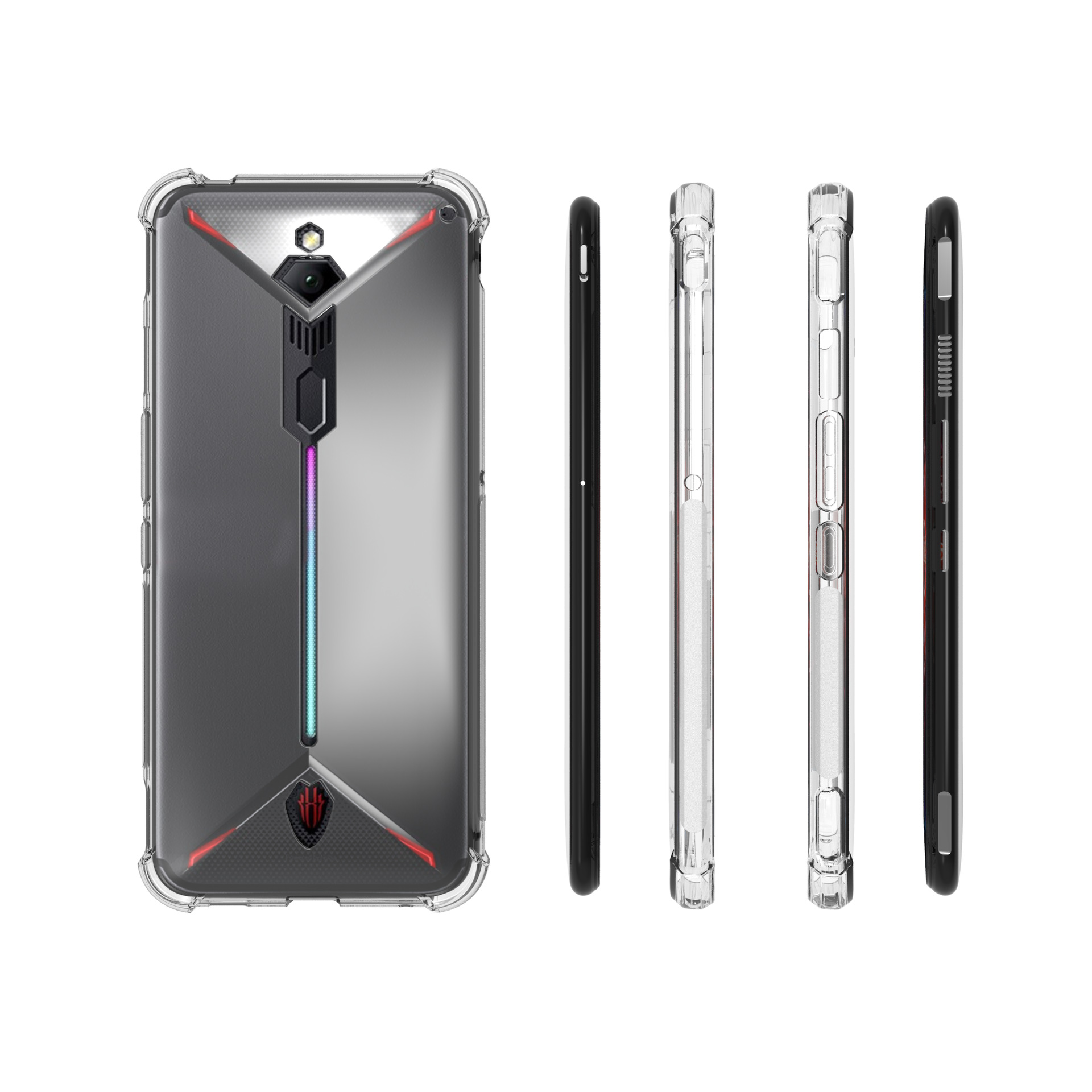 透明壳适用中兴红魔3手机壳nubia red magic 3 保护壳游戏专用