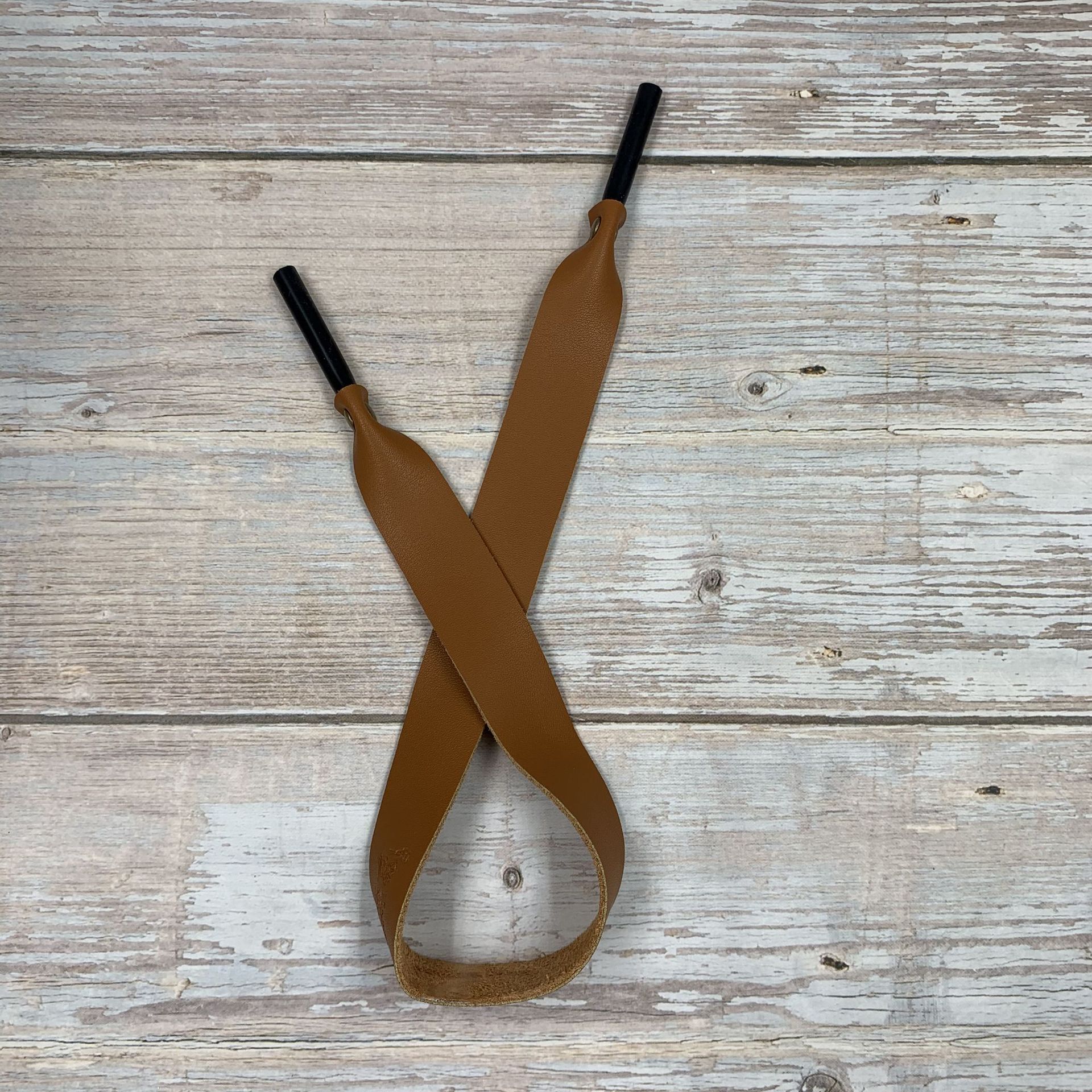 牛皮眼镜框挂绳 挂脖眼镜链 简约防丢带固定硅胶眼镜脚套定制