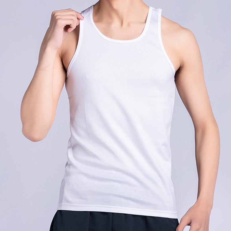 际华正品 春夏新款体能白背心07体能训练背心无袖透气速干白背心