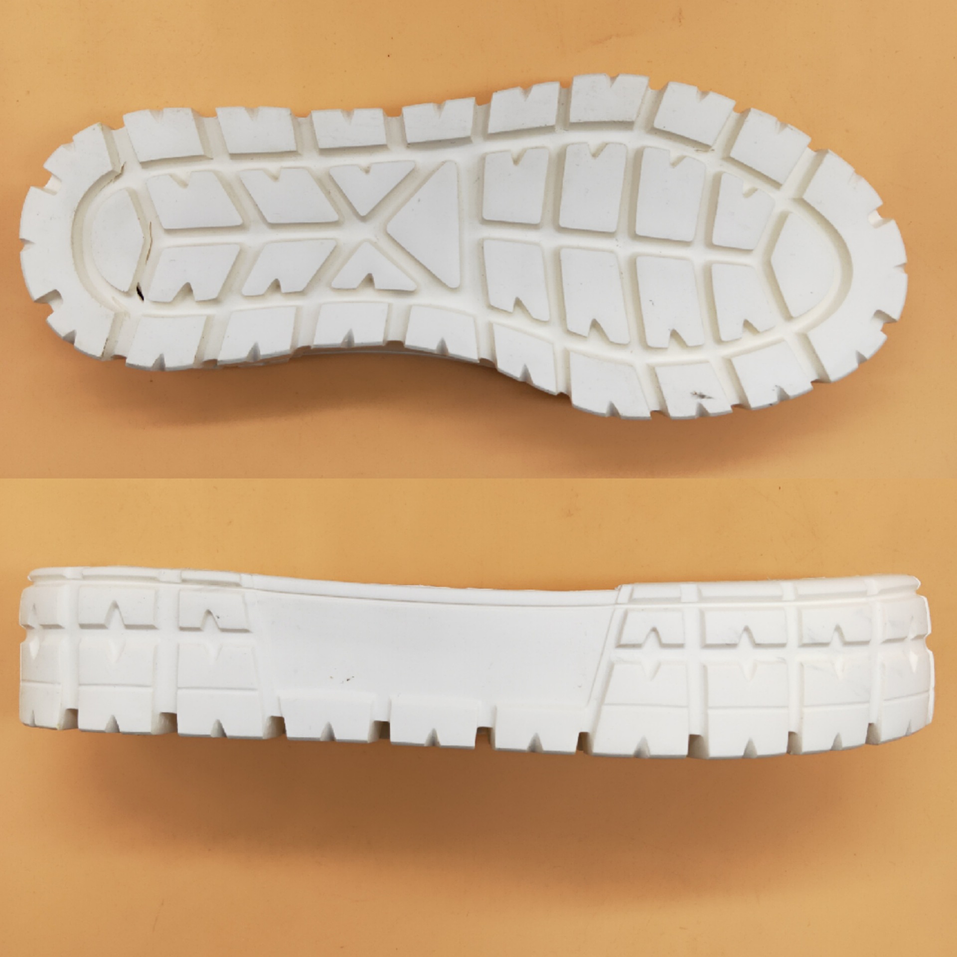 国足鞋材一次成型橡胶发泡鞋底ip轻便高弹大底