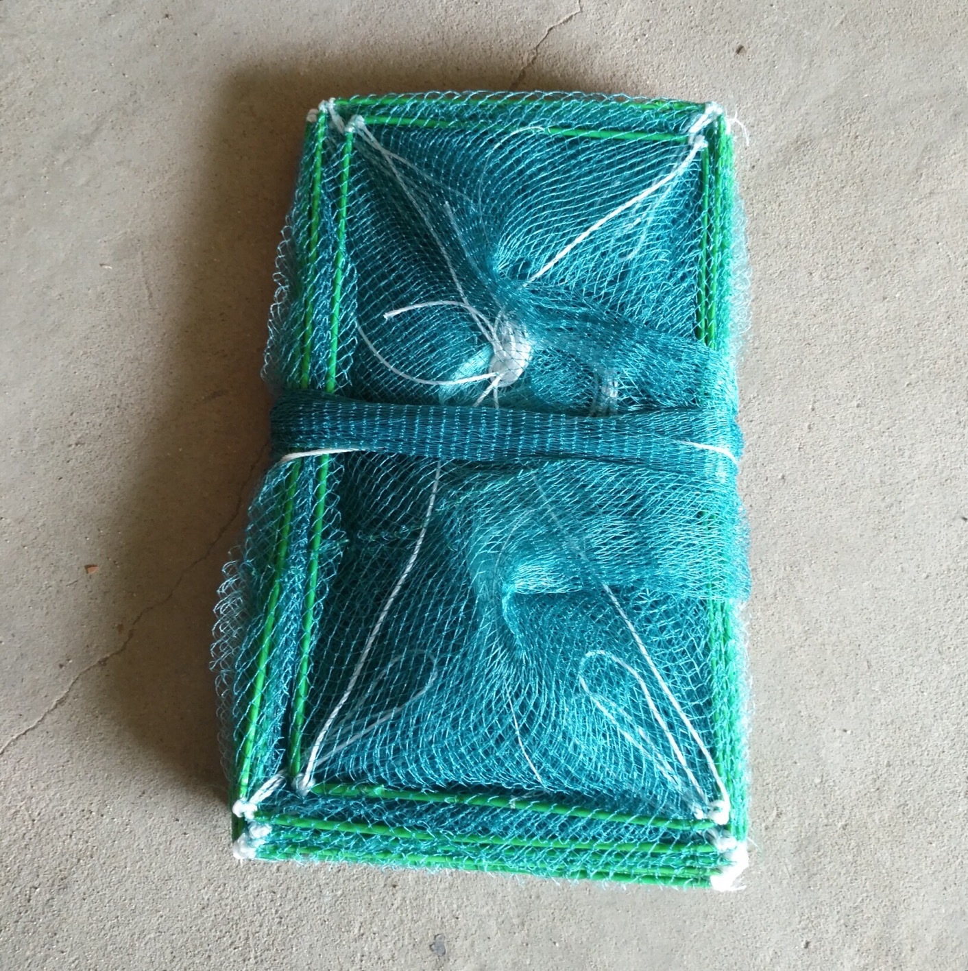 批发虾笼渔网有结网黄鳝龙虾网捕虾笼捕鱼笼泥鳅养殖网