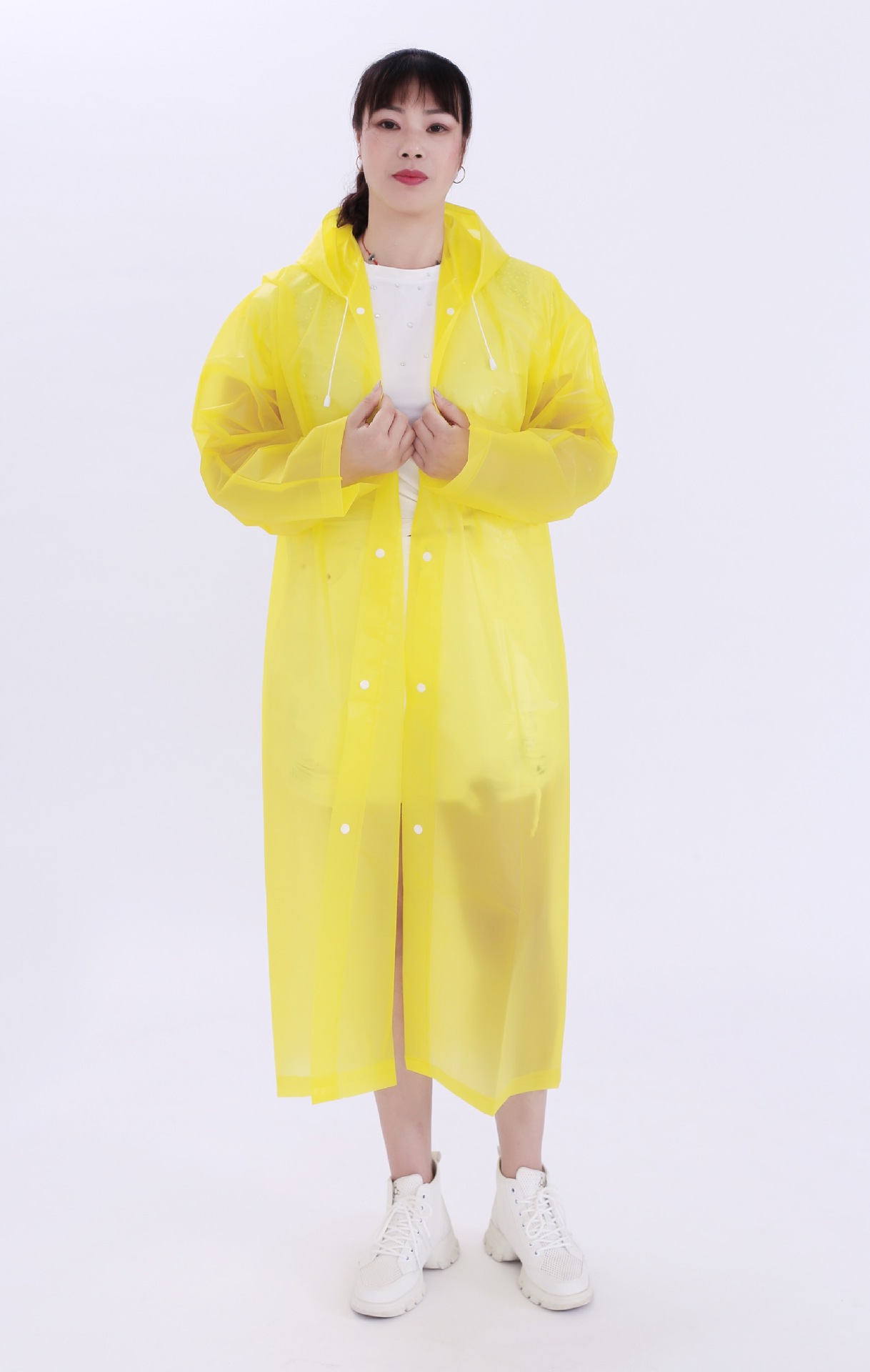 厂家直供eva非一次性雨衣成人加厚户外旅游轻便雨衣批发