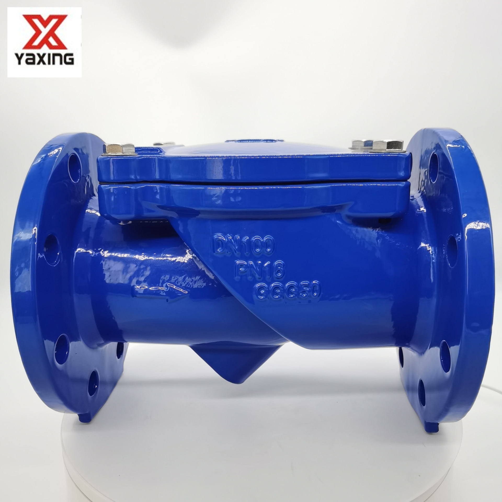 hh44x橡胶瓣止回阀法兰立式逆流阀单向阀防止水倒流阀止回阀