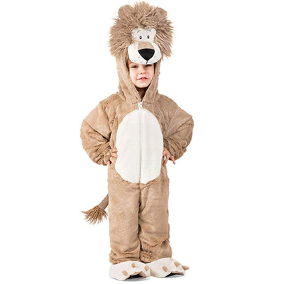 欧美动漫服装儿童装连体哈衣动物造型卡通动物狮子王服装人偶服