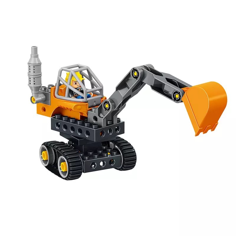 百变工程45002大颗粒积木教具套装机构培训兼容乐高kj001拼插玩具