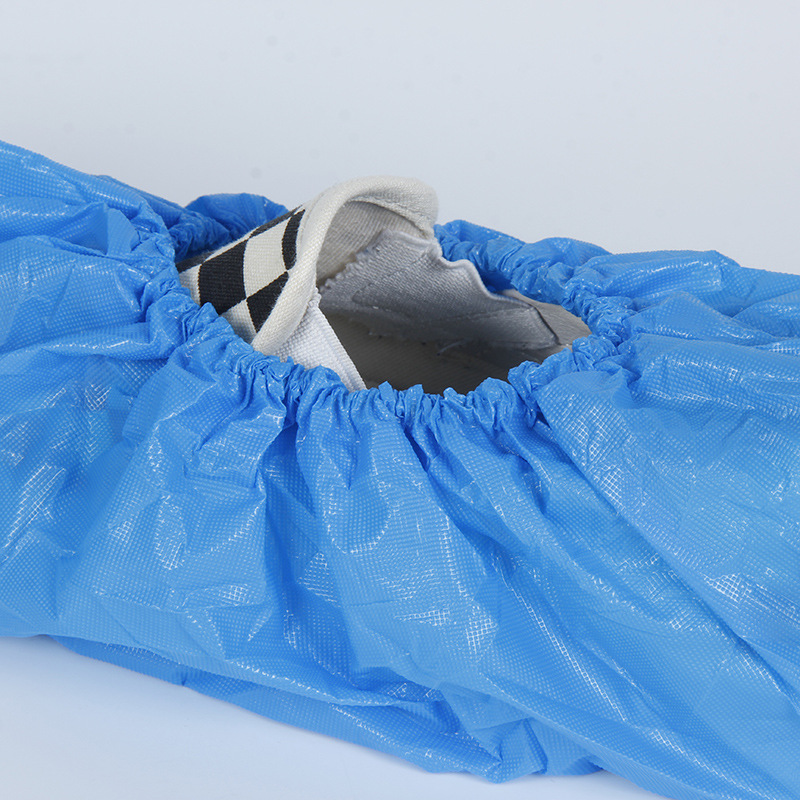 100只 一次性塑料cpe鞋套户外雨天防滑家居耐脏厂家直供加厚鞋套