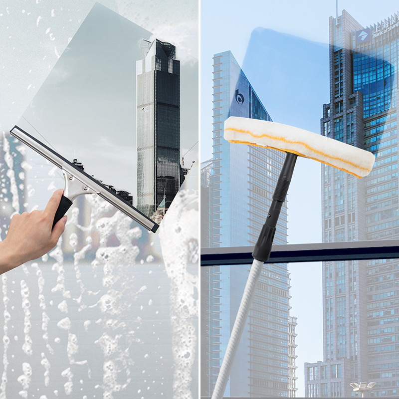 多功能玻璃擦窗器擦窗户可伸缩清洁地板保洁刮刀一件代发