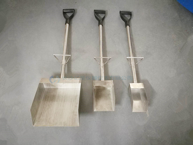 定制不锈钢长柄采样铲入煤炉煤样铲取样铲缩分铲制样铲200200100mm