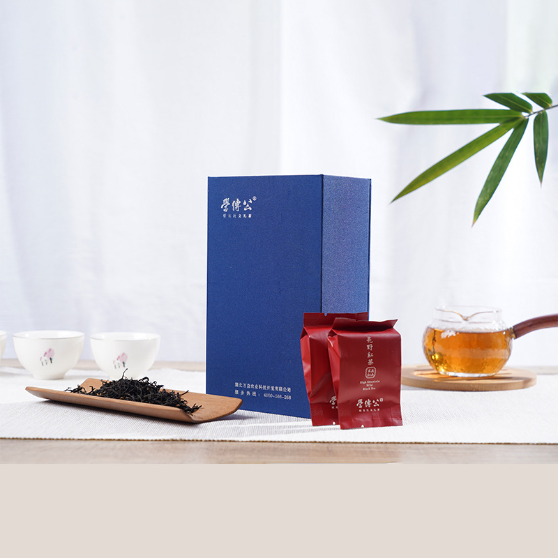 2020新茶学传公英山荒野红茶茶叶礼盒装240g一件代发厂家直销