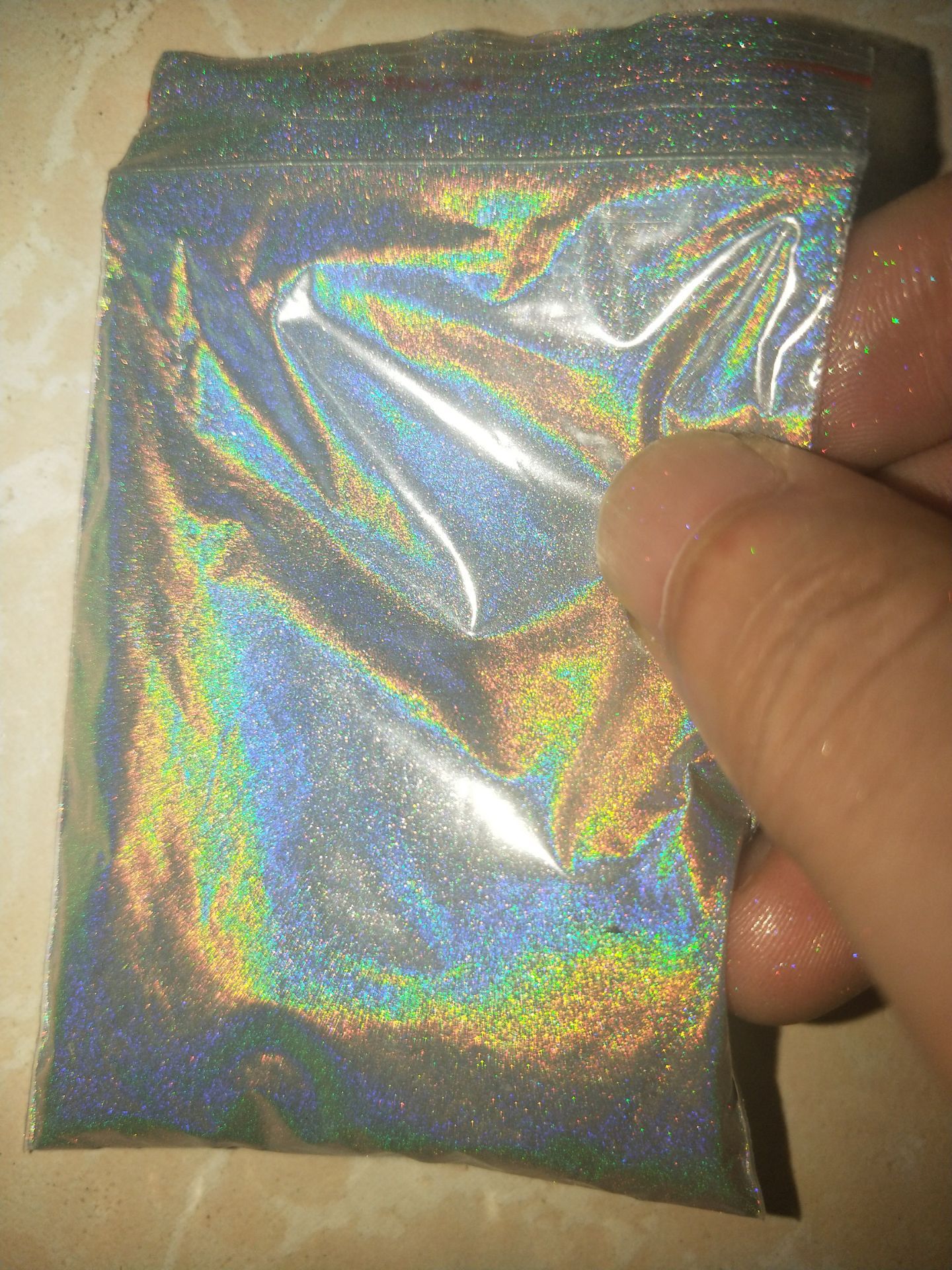 批发供应彩虹效果镭射粉颜料美甲油漆油墨等