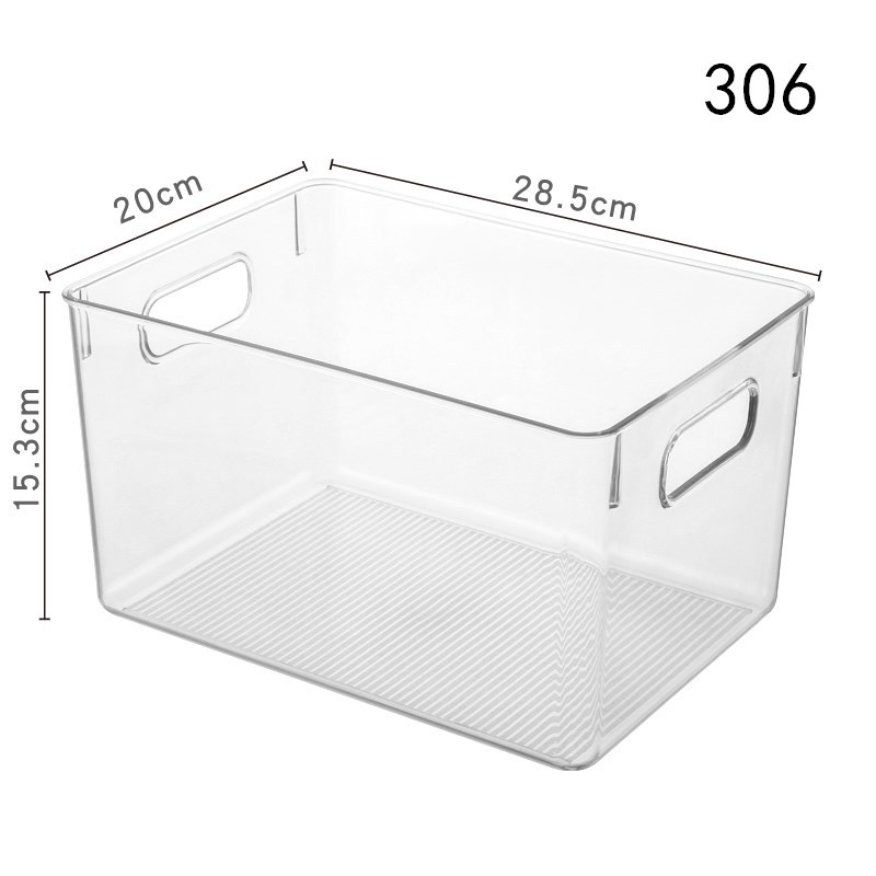 Refrigerator Storage Box Kitchen Drinks Storage Box Refrigerated Drawer Transparent Crisper Organizing Holder Desktop Storage Wholesale