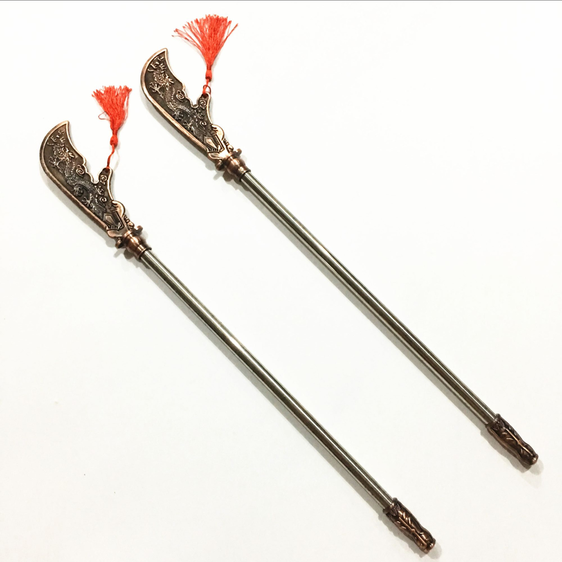 旅游工艺品 批发小不锈钢关公刀 儿童金属玩具 工艺品关公刀