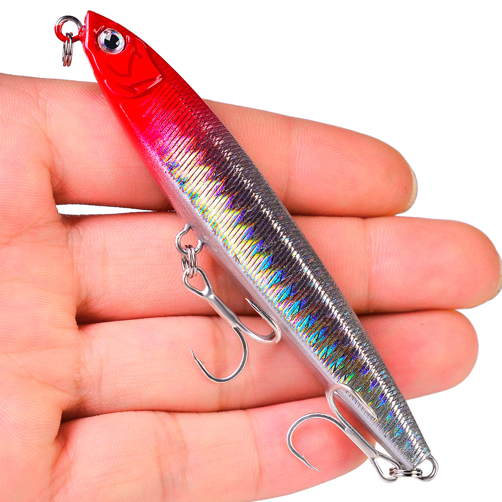 新款沉水铅笔远投路亚饵 血槽钩路亚鱼饵假饵 翘嘴黑鱼渔具批发-阿里