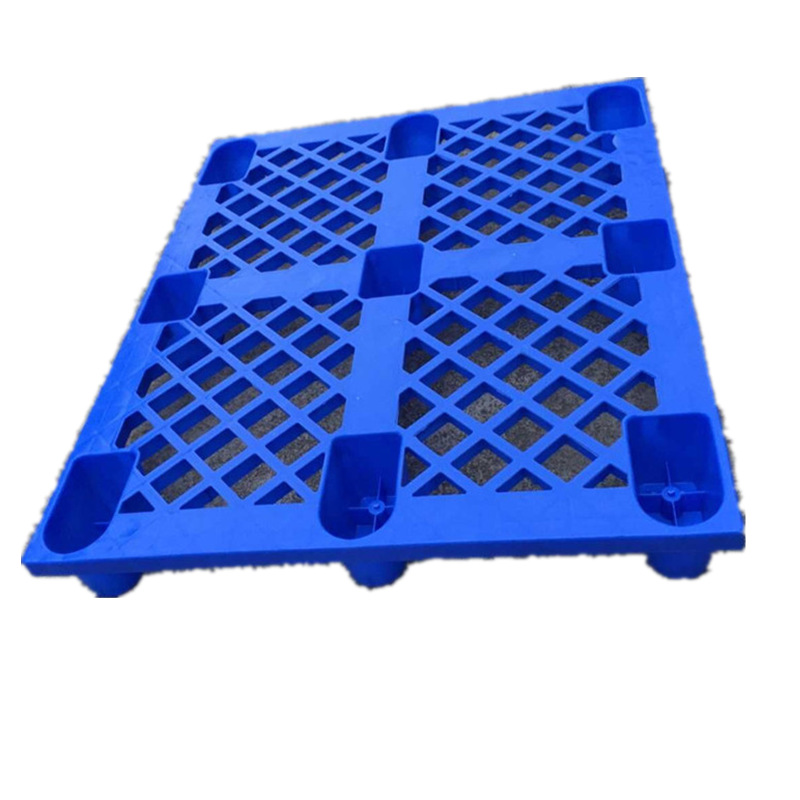 厂家九脚型塑胶托盘 熟胶料加厚塑料栈板 地台板 防潮垫脚踏板