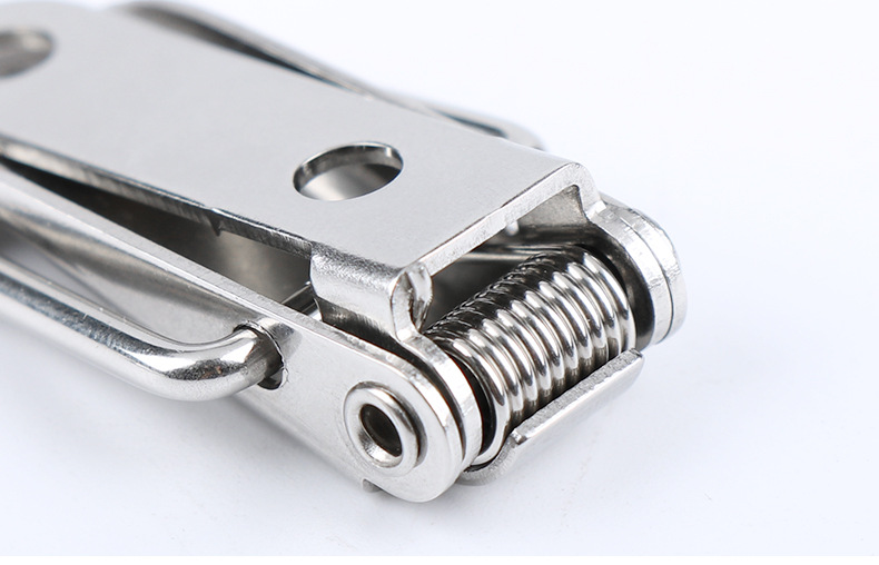 不锈钢锁扣挂锁工具箱木箱卡扣固定装饰礼品盒子锁扣特小弹簧搭扣