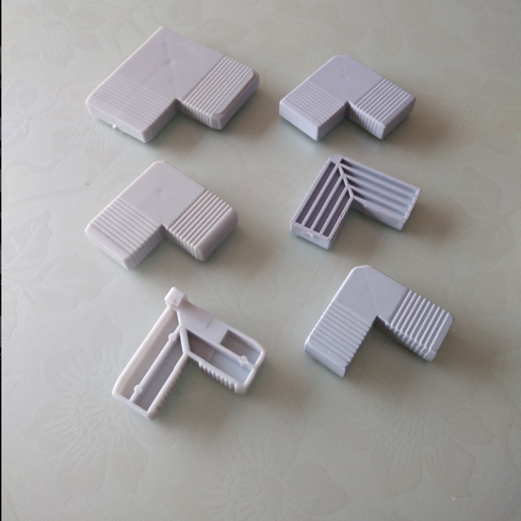 橱柜通用塑料角码 晶钢门铝材配件橱柜门连接件 大量现货厂家直销