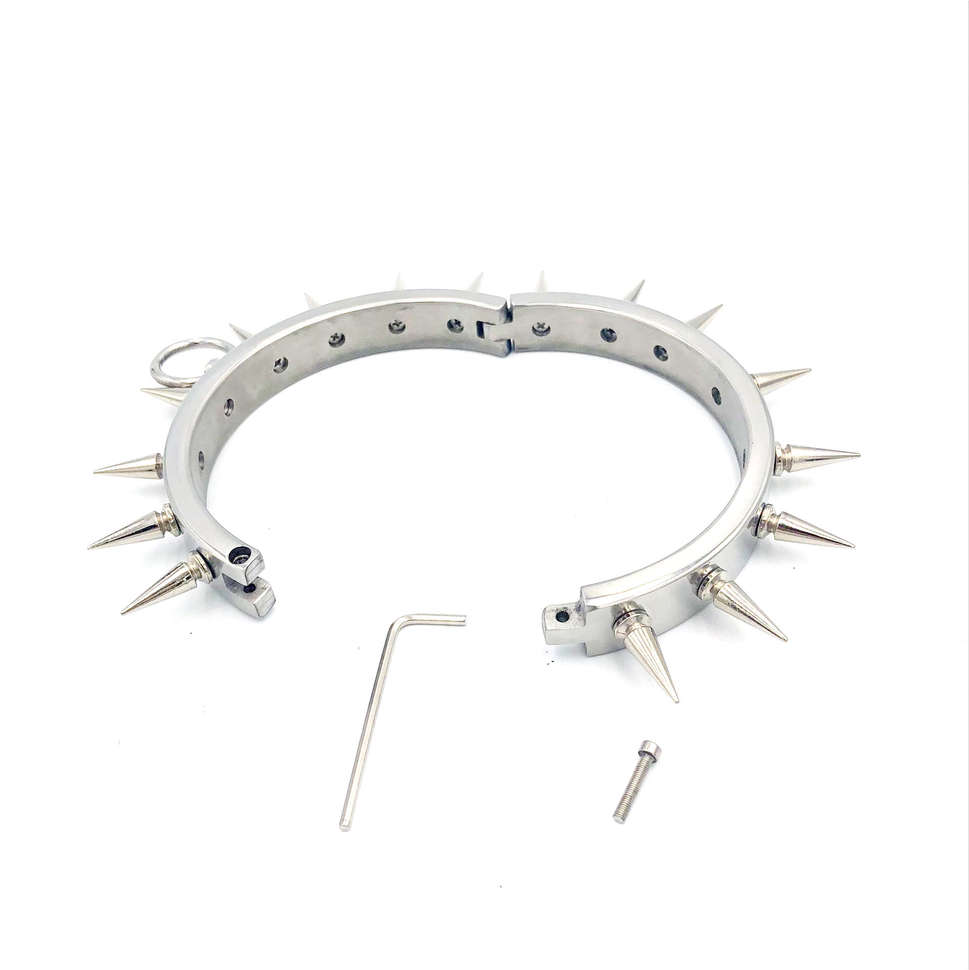 黑帝情趣用品另类玩具成人情趣狗玩具 项圈 不锈钢带刺激项圈