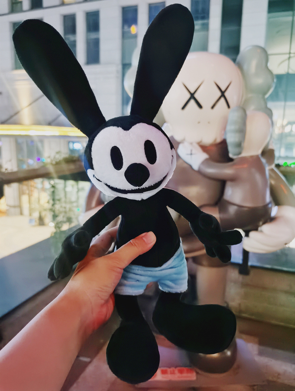 2020跨境欧美卡哇伊幸运兔子 奥斯华oswald幸运兔子公仔 毛绒玩具
