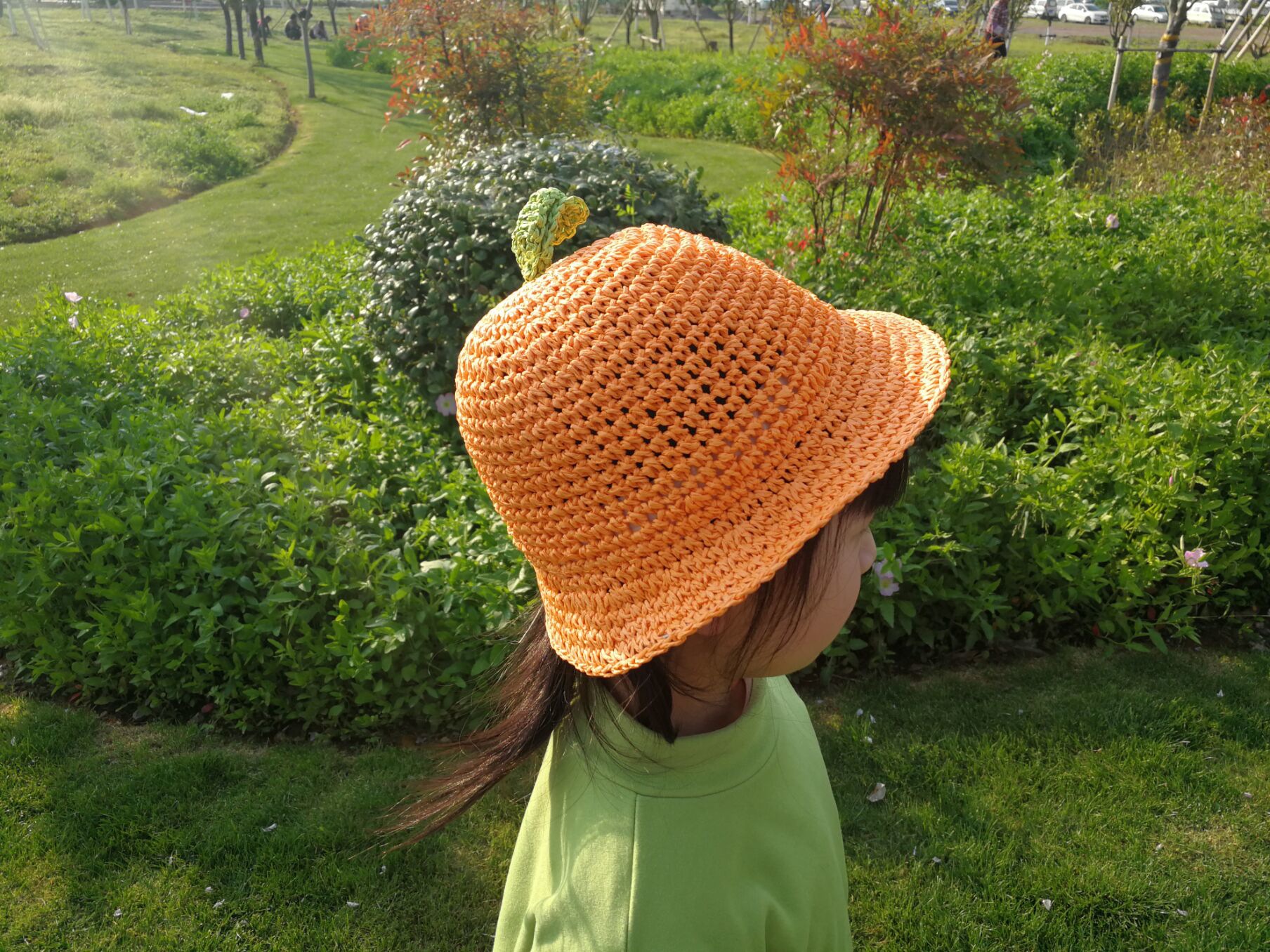 2020韩版夏季新款手编草帽时尚可爱儿童潮帽子百搭出行防晒遮阳帽