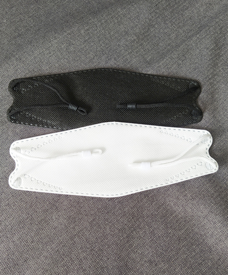 厂家韩国版kf94四层99级熔喷鱼形防尘透气防护口罩 现货