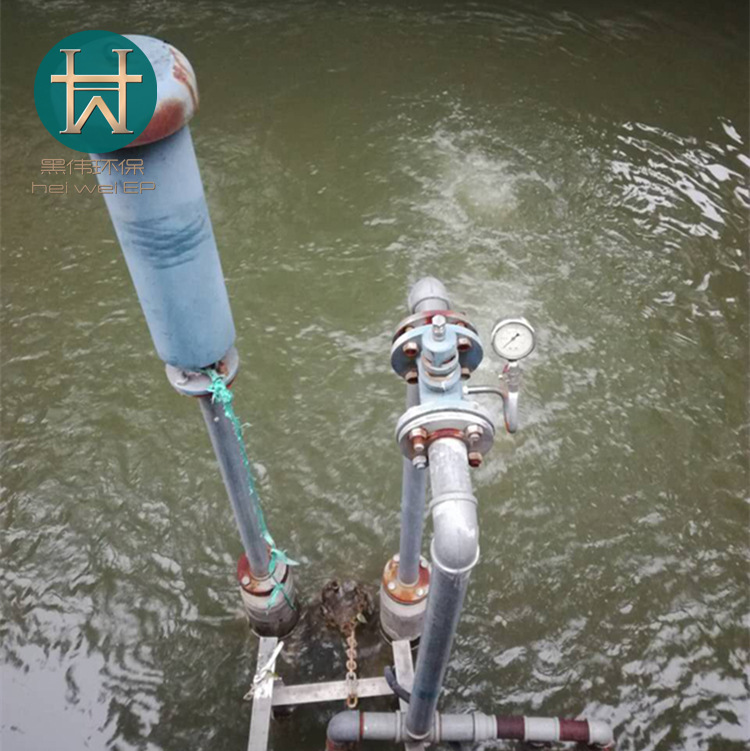 5kw潜水式风机黑伟水下鼓风机