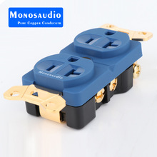 Monosaudio/慕丝 AC电源插座 电源插座 壁插芯 滤波器美标插芯