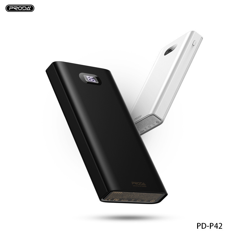 proda 霸能移动电源20000/30000毫安大容量多口输入数显充电宝