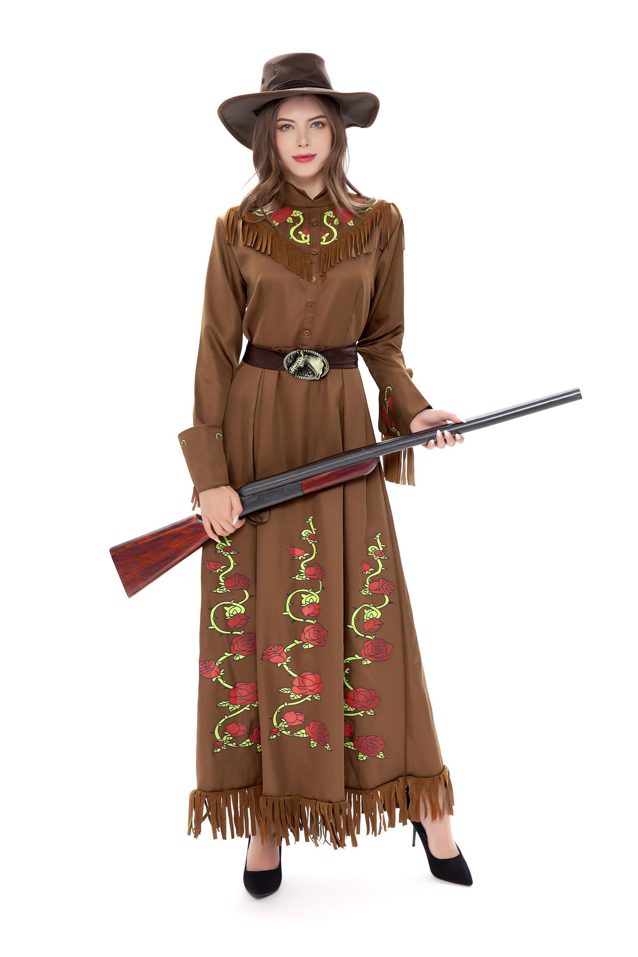 万圣节成人女猎手 cosplay战士骑士猎人化妆舞会派对舞台演出服装