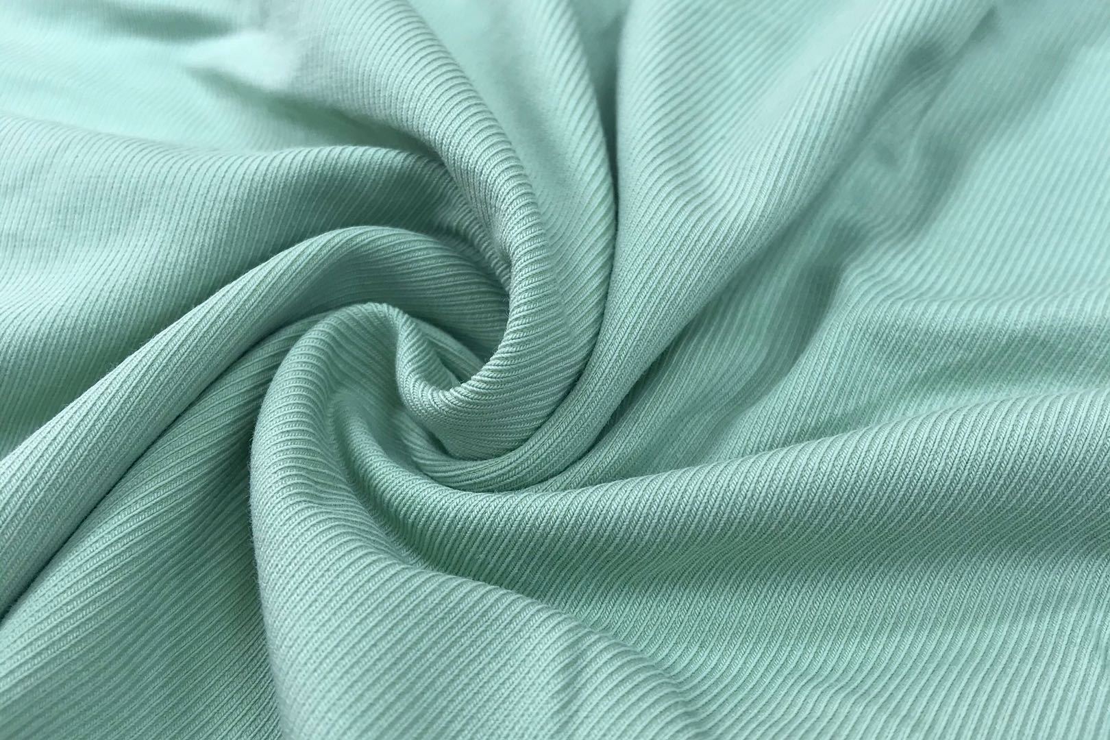 新品舒菲尔锦棉弹力混纺休闲服时装面料春夏舒适t恤家居服面料