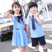 幼儿园园服2020夏季新款小学生校服班服套装六一儿童节表演服