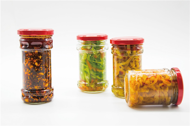 厂家批发辣椒酱玻璃瓶酱菜瓶麻辣酱瓶腐乳豆瓣酱芝麻酱瓶