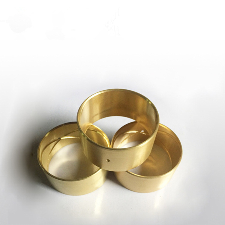 杭州厂家定制小铜套发兰铜套圆棒铜套矿山机械建筑机械轴承铜套件