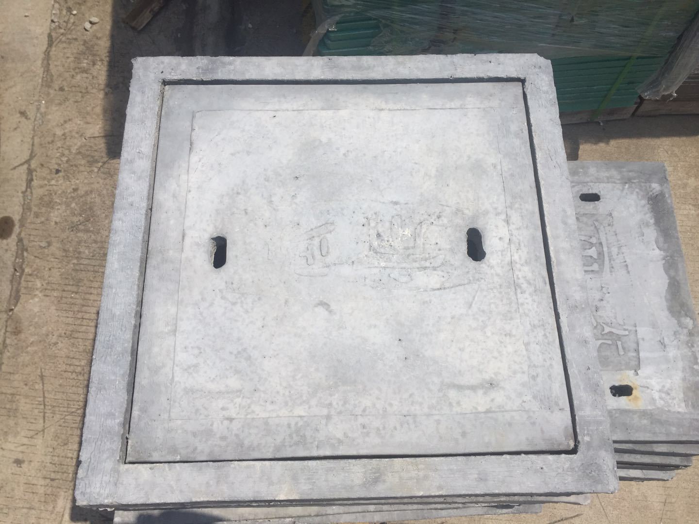 钢纤维井盖水泥井盖砼混凝土井盖预制水泥盖板地沟盖板排水沟箅