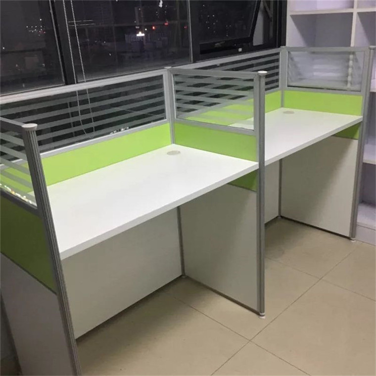 深圳职员 办公桌员工办公室卡位四人屏风隔断工位挡板 电脑桌厂家