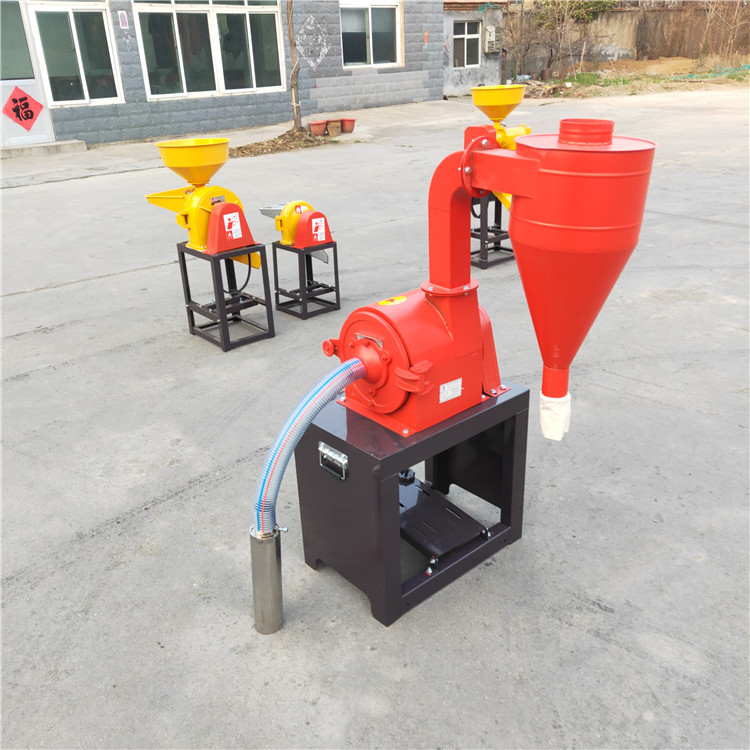 微型家用小麦面粉机锥形去糠皮磨粉机粮食磨面设备