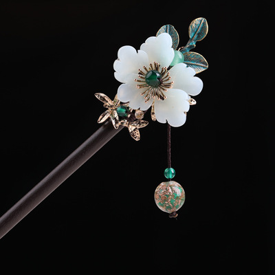 民族风簪子旗袍发饰复古汉服发簪盘发头饰古装步摇饰品江南发钗女